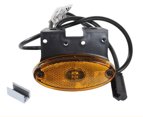 31-2364-094 ГАБАРИТНЫЙ ФОНАРЬ ОРАНЖЕВЫЙ FLATPOINT II LED С КРОНШТЕЙНОМ, С КАБЕЛЕМ 1М