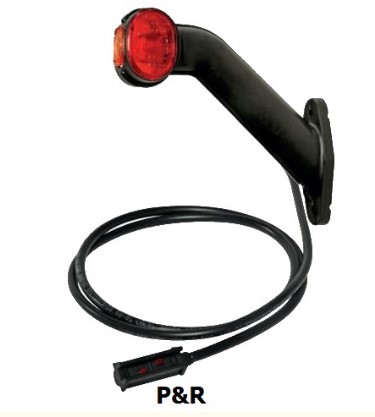 31-3404-014 ФОНАРЬ ПОЛНОГО ГАБАРИТА ЛЕВЫЙ SUPERPOINT II С КАБЕЛЕМ 1,25М